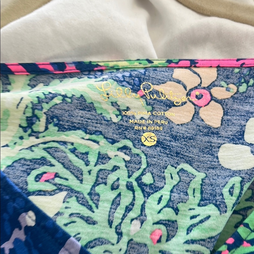 Lilly Pulitzer Floral Print Top